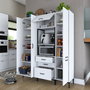 Hanah Home Gabinete Multipropósito Blanco JE144 - 3114